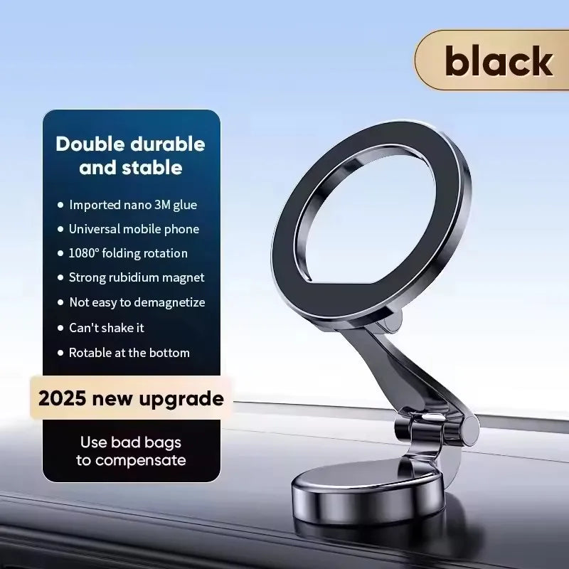 360° Magnetic Car Phone Holder – Strong Grip, Hands-Free Driving